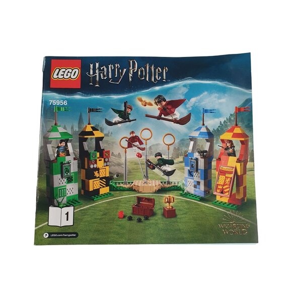 75956 Harry Potter Quidditch Match Book 1 LEGO Building Instruction Replacement - Picture 1 of 2